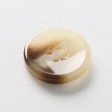 Plus盤狀鈕扣 21mm, 象牙白, 12入
