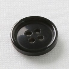 HR빅버튼 워킹 단추 18mm, 블랙, 8개