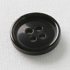 워킹 단추 18mm, 블랙, 4개