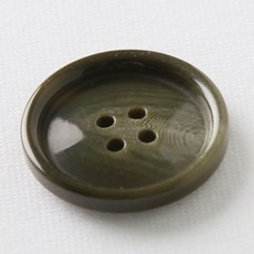 HR大鈕扣 Walking 鈕扣 28mm, 卡其色, 12個