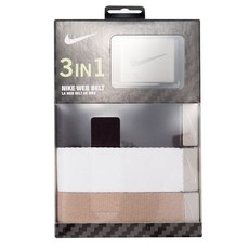 나이키 3 IN 1 웹벨트, B타입(블랙, 화이트, 베이지), 1개