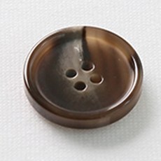 HR大鈕扣 正式款鈕扣 21mm, 棕色, 12個