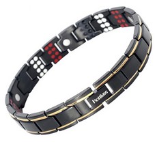 Hot Time 4合1鍺磁石健康手環 黑色 10155, 1個