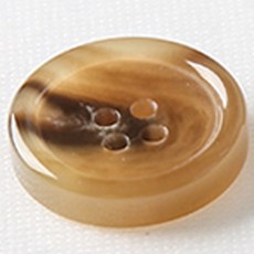 HR빅버튼 썸데이 유광 단추 21mm, 베이지, 4개