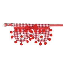 바이셀 펫 스카프 라운드 XL, 레드 체크, 1개