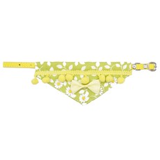 바이셀 펫 스카프 V형 M, 그린 리프, 1개