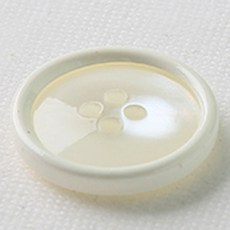 HR大鈕扣 奧蘭多鈕扣 21mm, 白色, 12個