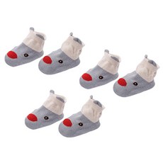 베베니즈 페이스 귀돌이 양말 3종 세트