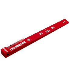 타미야 부품 MINI 4WD SETTING GAUGE 95073, RED, 1개