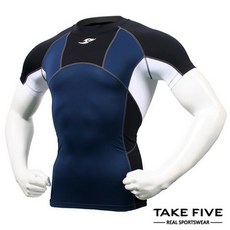 테이크파이브 액션반팔 언더레이어 네이비(165)