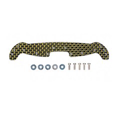 타미야 부품 HG AR 섀시 카본 프런트 와이드 스테이 2mm 금 가루 95063, 혼합 색상, 1세트