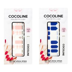 COCO LINE 黏貼式凝膠指甲貼 2入 COCO No.138 套組, COCO No.138, COCO No.139, 1個