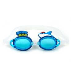 WINGHOUSE 鯊魚造型防霧泳鏡 WH0433, 藍色