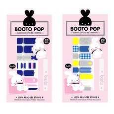 KOKO LINE 黏貼式凝膠指甲貼 2入 BOOTO No.3 套組, No.3, No.4, 1個