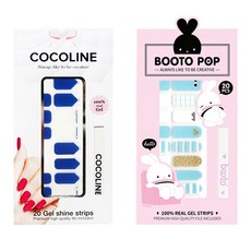 코코라인 붙이는 젤네일 스티커 2p COCO No.139 세트, COCO No.139, BOOTO No.16, 1개