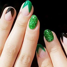 市集風夏日清涼美甲貼, 款式8, 4個