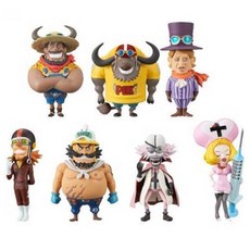 반프레스토 월드콜렉터블 ONE PIECE FILM GOLD vol 3 전 7종 세트 피규어, 1세트