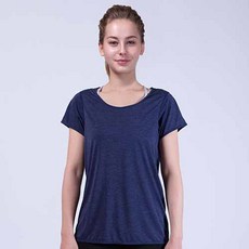 easyoga 素色圓領短袖T恤 YWE1701-350-B3