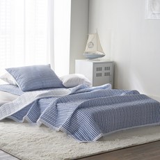 Meriel條紋泡泡紗寢具組