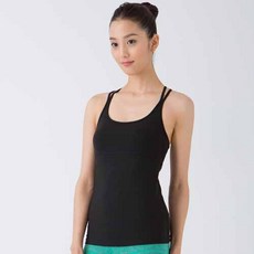 easyoga 素色細肩帶背心 YWE1701-215-L1