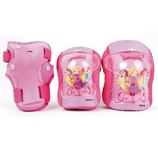 디즈니 프린세스 아동보호대 3p 세트, 핑크