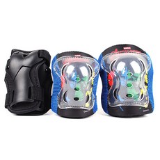 마블 어벤저스 아동보호대 3p 세트, 블루, 1개