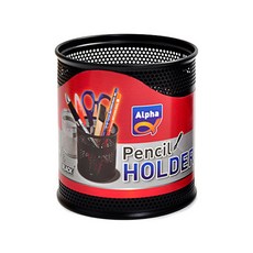 알파 메쉬 펜슬 홀더 대, 블랙, 1개