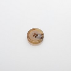 HR大號丹麥霧面鈕扣 23mm, 深米色, 8個