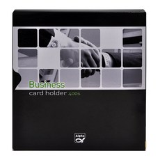 아스트 명함첩 고주파 신 종이케이스 400S, 25매, 흑색