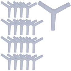 Haonpet水族箱用Y型軟管 大 白色, 20件