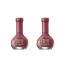 스킨푸드 생과일 네일 플럼 멜로우 10ml, 10호 자두밀크티, 2개입