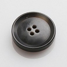 Bos粗框鈕扣 23mm, 灰色, 12入