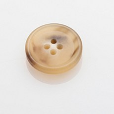 HR大鈕扣 極簡霧面鈕扣 21mm, 米色, 12個