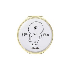 透明巧克比隨身鏡, 1個, 噗噗