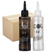 피엘 S V 스프링 볼륨 펌 1제 120ml + 2제 120ml, 80세트