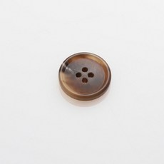 HR大鈕扣 柴油霧面 鈕扣 18mm, 深棕色, 12個