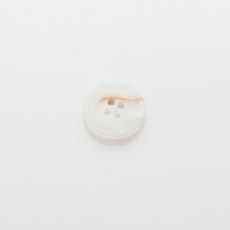 HR大號柴油霧面鈕扣 18mm, 白色, 8個