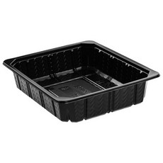 쿡앤락 실링 일회용 용기 1500ml 230 x 190 x 50 mm 검정 몸통, 1개입, 100개