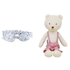CONY BABY 小熊安撫娃娃+髮帶, 1組