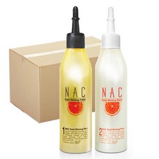 피엘 골드 샤이닝 펌 1제 180ml + 2제 180ml, 60세트