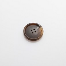 Amberton 柴油霧面鈕扣 25mm, 深棕色, 12個