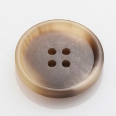 HR빅버튼 마니 무광 단추 23mm, 브라운, 8개