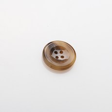 HR大鈕扣 能量鈕扣 18mm, 太陽深米色, 12入