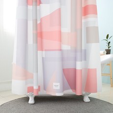 一七九醇香浴簾拼貼, 1套, 混色系