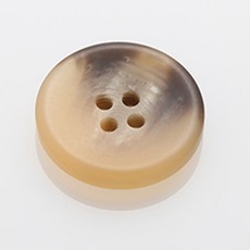 HR大鈕扣 Plus盤狀霧面鈕扣 25mm, 米色, 12個