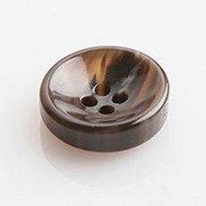 HR빅버튼 웰빙 단추 18mm, 브라운, 8개입