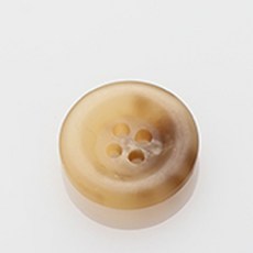 HR大鈕扣 Again 霧面鈕扣 15mm, 深米色, 12入