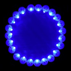 PARTY COSTUME LED氣球燈, 藍色, 50個