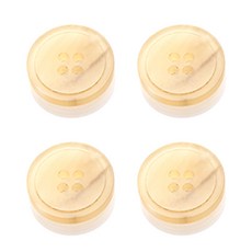 HR大鈕扣 Easio 霧面鈕扣 21mm, 米色, 12個