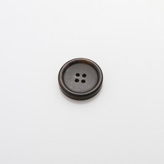 HR大鈕扣 Someday霧面鈕扣 23mm, 深棕色, 12個
